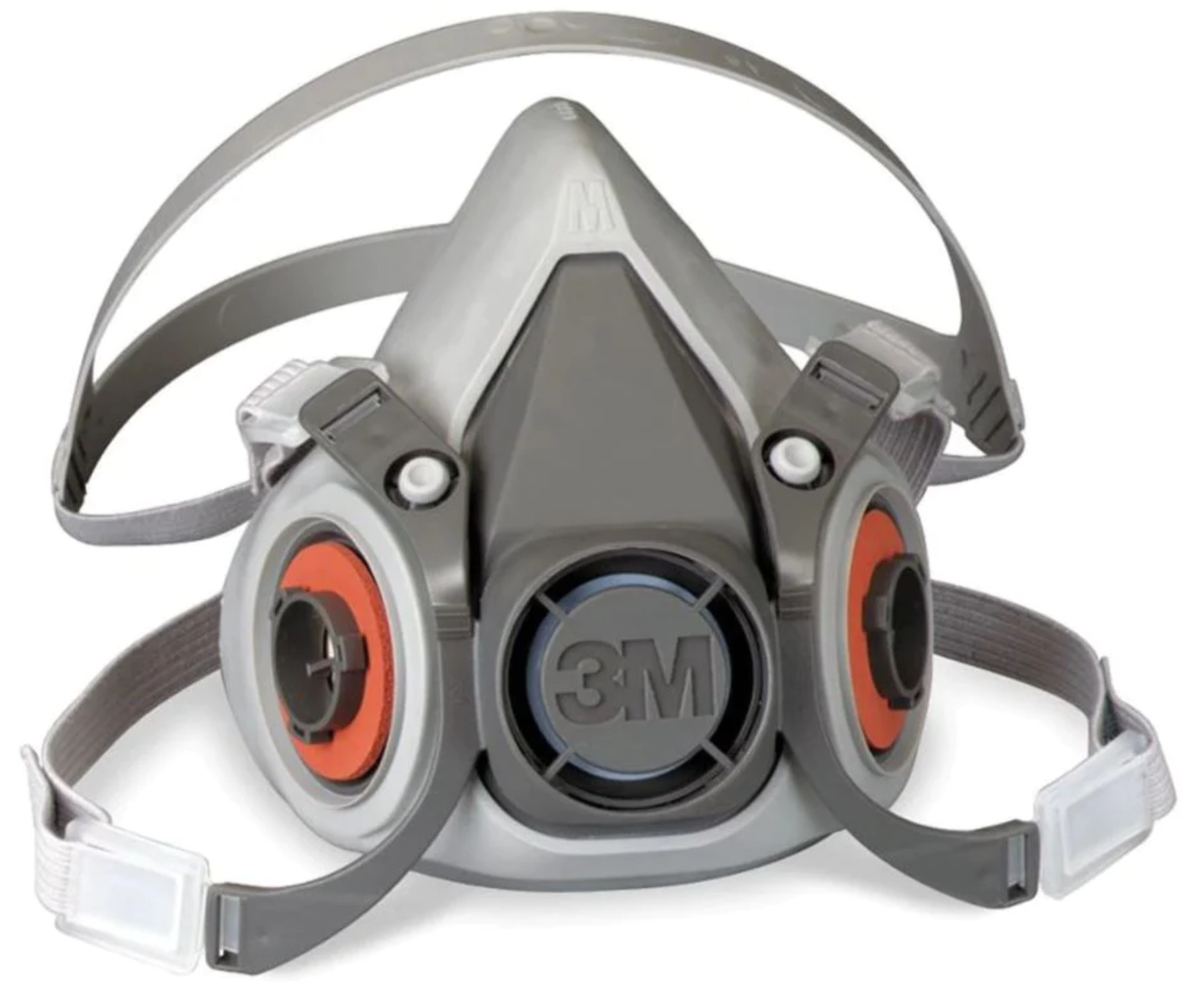 3M 6000 Series Half Mask Reusable Respirators, Without Filters