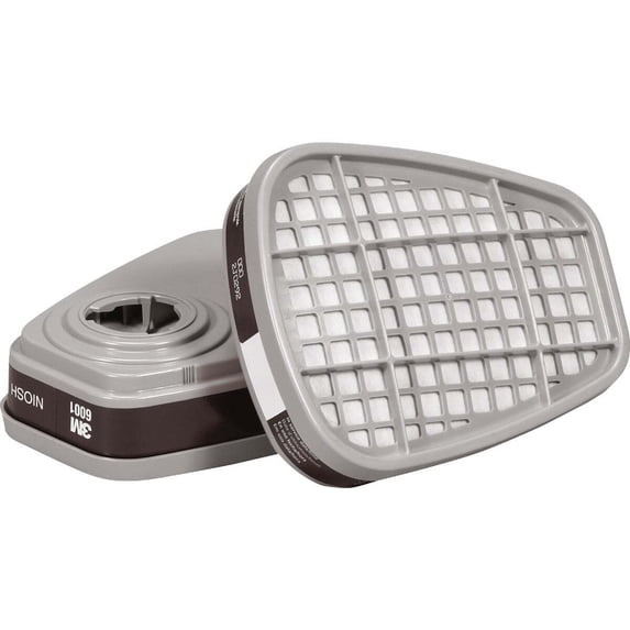 3M 6001 Organic Vapor Cartridge, 2/Pkg.