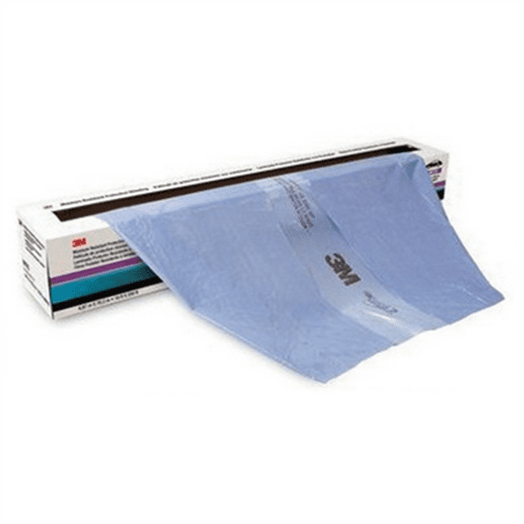 3M 06725 Moisture Resistant Protective Sheeting, 16 ft W x 250 ft L, LDPE, Purple Translucent