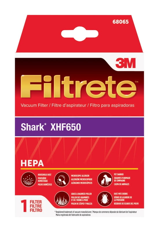 3M Filtrete Vacuum Filter For Shark XHF650 HEPA 1 pk