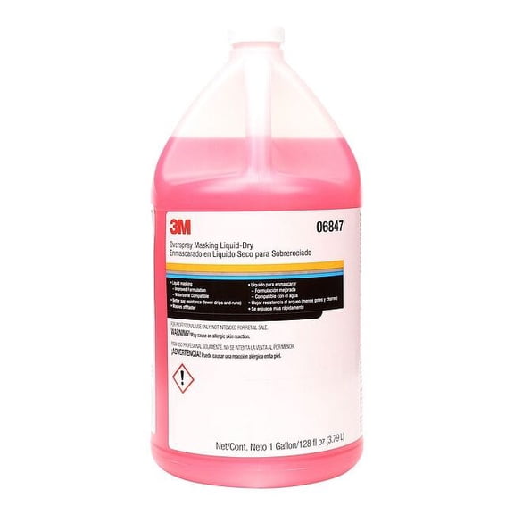 3M 06847 Overspray Masking Liquid-Dry (Gallon)