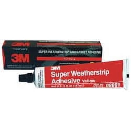 3M 7000000456 5 oz Weatherstrip Adhesive Yellow, -20 to 300°F