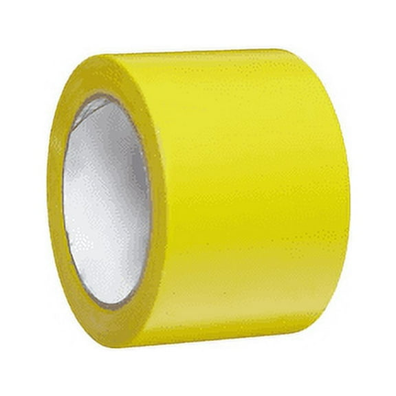 3M Vinyl Tape 764, General Purpose, 3 in x 36 yd, Yellow, 1 Roll, Light Traffic Floor Marking Tape, Social Distancing, Color Coding, Safety, Bundling