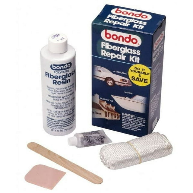 3M 7010363201 7 Piece Fiberglass Repair Kit with 8 oz Fiberglass Resin