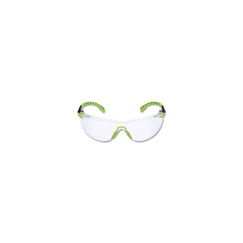 Solus 1000-Series Safety Glasses, Black/Green Plastic Frame, Clear Polycarbonate Lens Solus 1000-Series Safety Glasses, Black/Green Plastic Frame, Clear Polycarbonate Lens