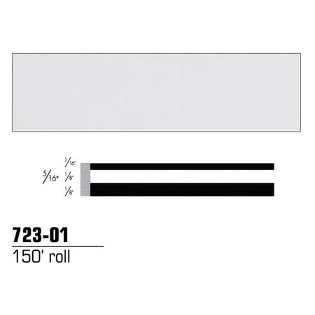 3M 72301 Scotchcal Striping Tape, White, 5/16 in. x 150 ft.