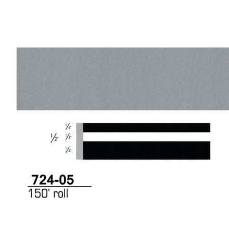 3M 72405 Scotchcal Striping Tape, Silver Metallic, 1/2 in. x 150 ft.