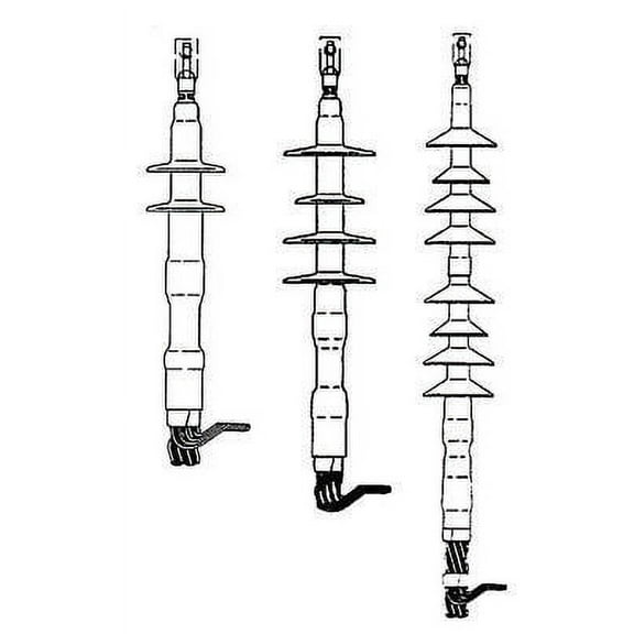 3M 7622-S-2 5 TO 15 kV High Voltage Cable Termination Kit Cold Shrink, N/A