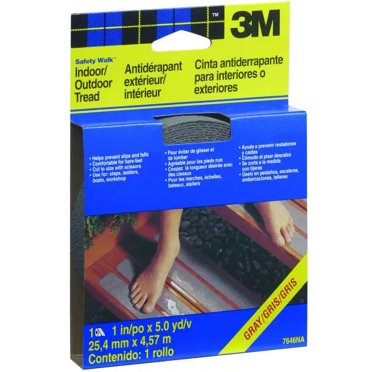 3M 7751 Safety Walk Light Duty Anti-Slip Tape, Clear, 1 Inch X 60 Feet Roll
