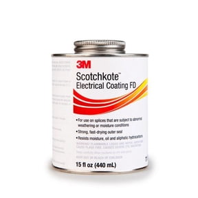 3M 80611615784, Electrical Coating FD Brush Top Industrial Sealant, 15 oz