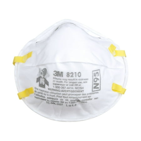 3M 8210 Performance Respirator, N95, (2-Pack)