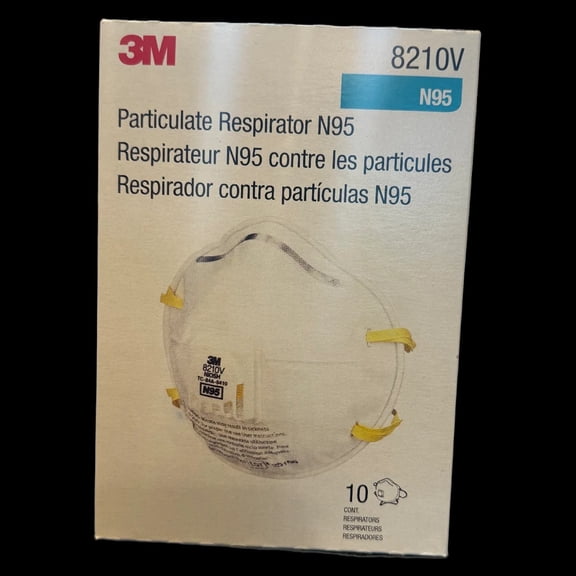 3M 8210Plus Performance Respirator, N95, Paint Prep (10-Pack)