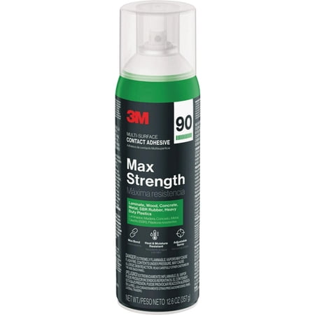 3M 90 Max Strength Multi-Surface Contact Adhesive - Pack of 8