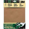 thumbnail image 1 of 3M 9001NA 5-Count Pack of 9" x 11" 150-Grit Aluminum Oxide Sandpaper, 1 of 1
