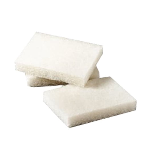 3M 9030 Scotch-Brite White Light Duty Scrubbing Pad - 40 / CS