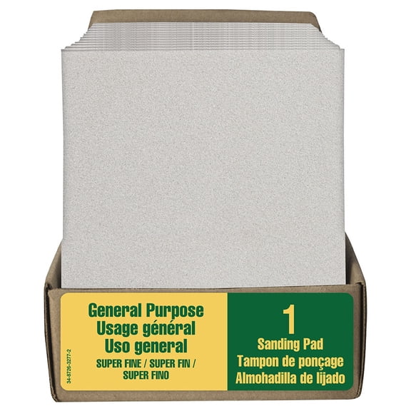 24 Pack of 5-1/2 x 4-1/2 x 3/16 3M 904NA All Purpose Sanding Contour Sanding Sponge, Extra Fine