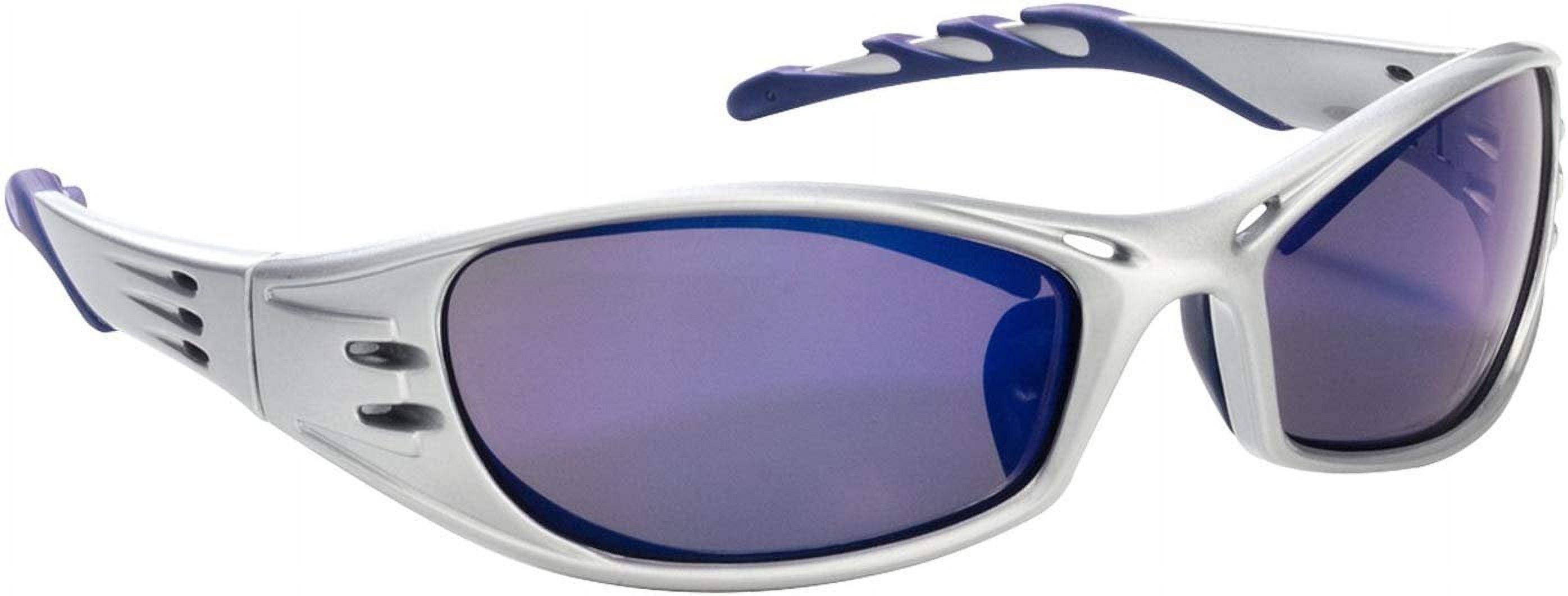 3M 90988 Fuel High-Performance Safety Glasses with Platinum Frame and Purple Mirror Lens - image 1 of 4