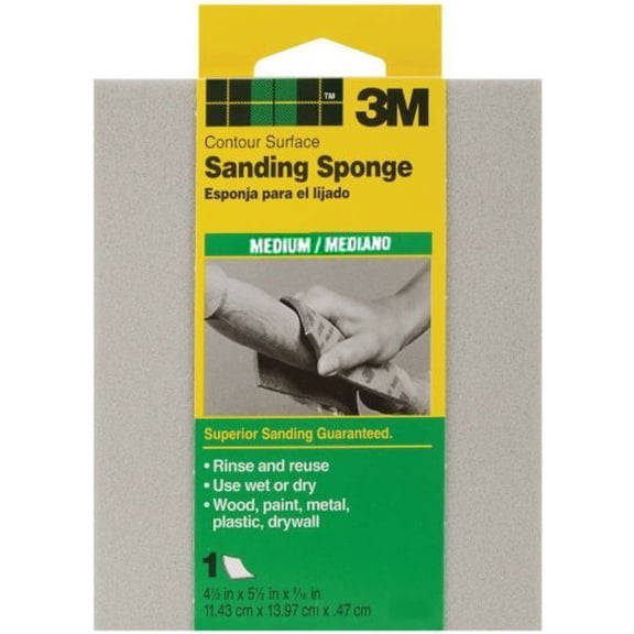 3M 918DC-NA Medium Contour Surface Sanding Sponges