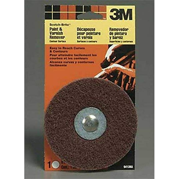 3M 9413NA Scotch-Brite Paint & Varnish Remover Disc Contour Surface