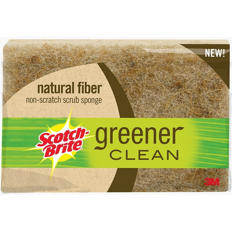 Pack-n-Tape  Scotch-Brite® Greener Clean Non-Scratch Scrub Sponge 97034-12