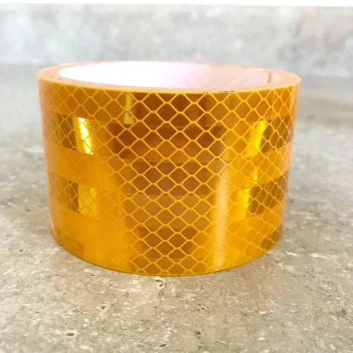 3M 983-71 Diamond Grade Yellow Reflective Conspicuity Bright 2" Tape - 10'