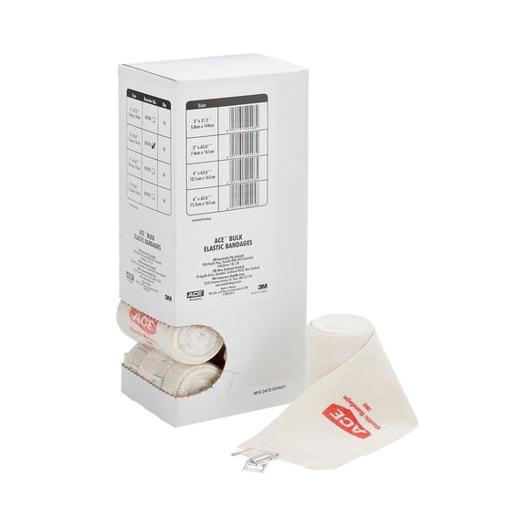 3M ACE Elastic Bandage Beige NonSterile 3" x 5 Yd 10 Ct