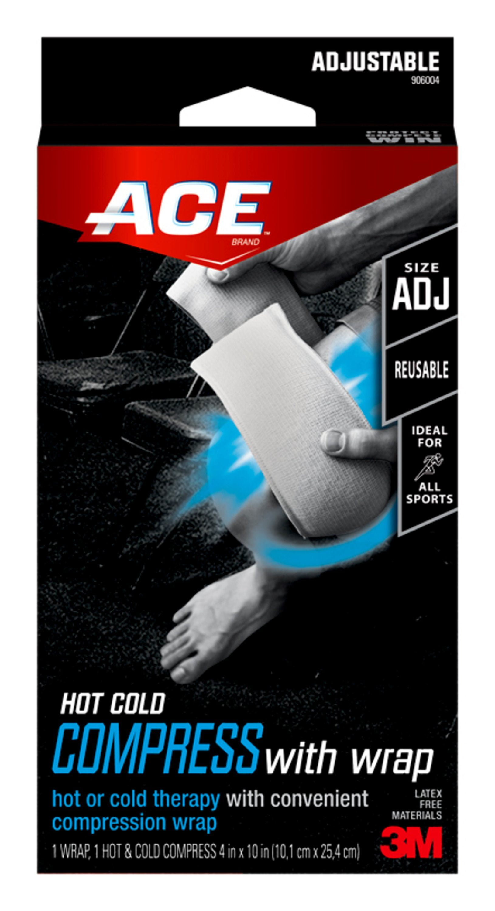 3M ACE Hot Cold Compress with Wrap, Adjustable