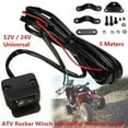 thumbnail image 1 of 3M ATV UTV Winch Rocker Switch Handlebar Control Line Tool For Warn Accessories, 1 of 5