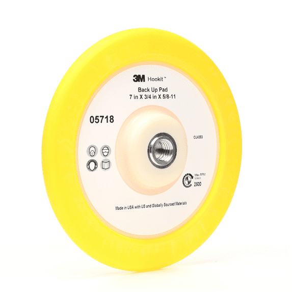 3M Perfect-It Back Up Pad, 05718, 7 in X 3/4 in X 5/8-11