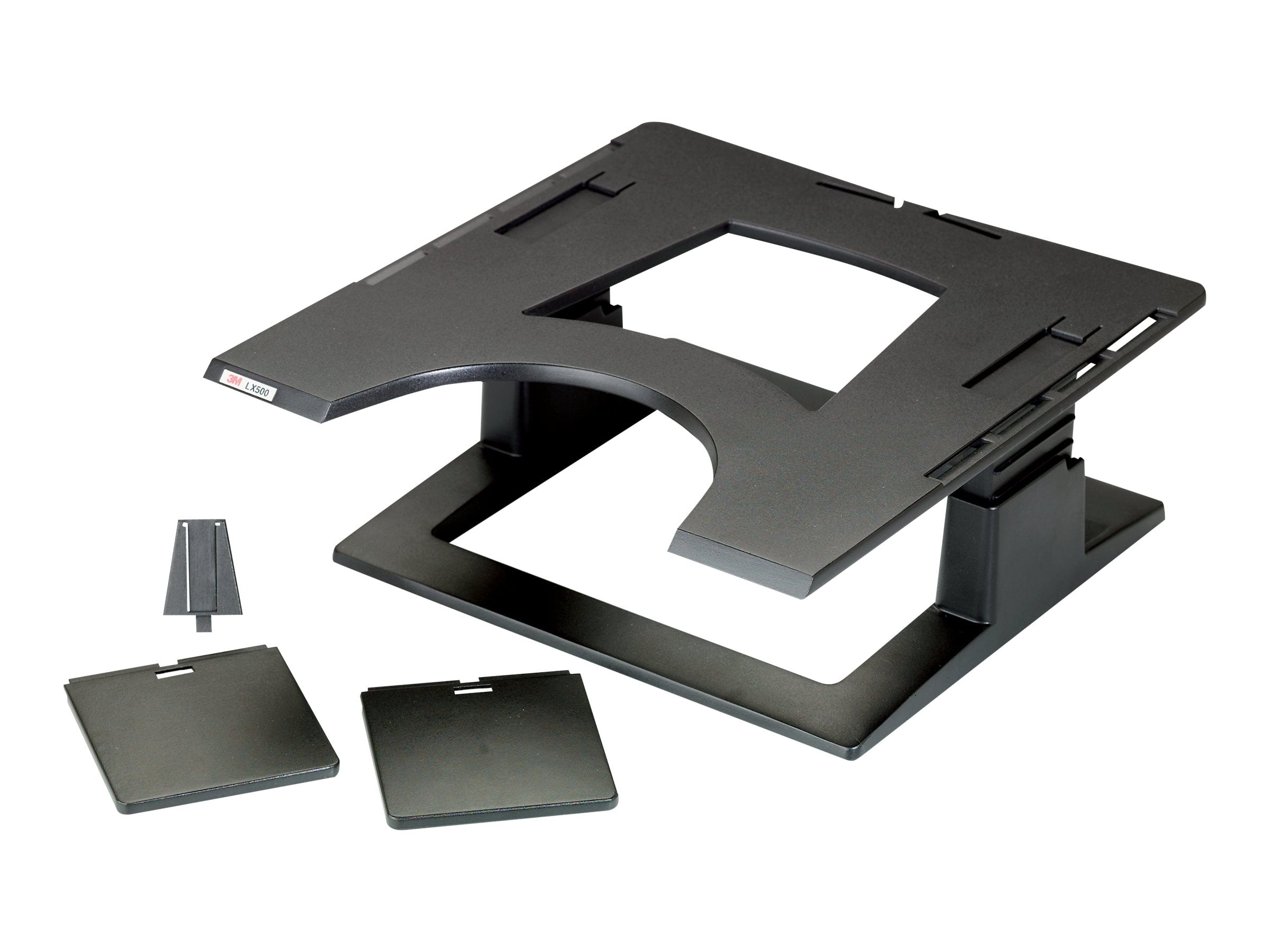3M Adjustable Notebook Riser LX500 - Notebook platform - black