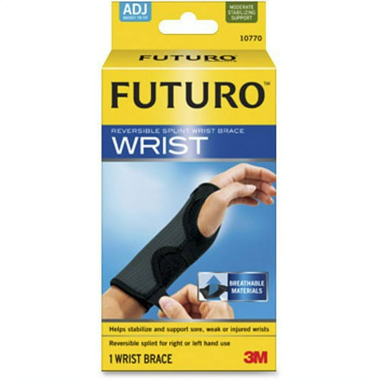 Adjustable Reversible Splint Wrist Brace, Fits Wrists 5.5 Adjustable Reversible Splint Wrist Brace, Fits Wrists 5.5