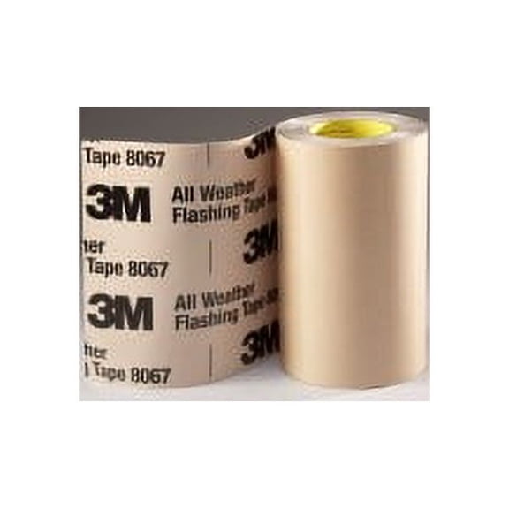 3M All Weather Flashing Tape 8067 Tan, 9 in x 75 ft, 4 per case, Slit Liner (2-7 Slit)