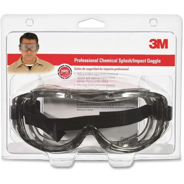 Fuselage 250-50-0425 Full Frame Safety Glasses with Black Frame, Foam ...