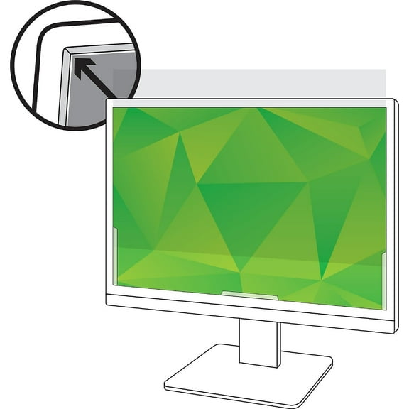 3M Anti-Glare Filter Clear, Matte For 21.5" Widescreen Monitor - 16:9 - Dust Resistant, Scratch Resistant, Fingerprint Resistant