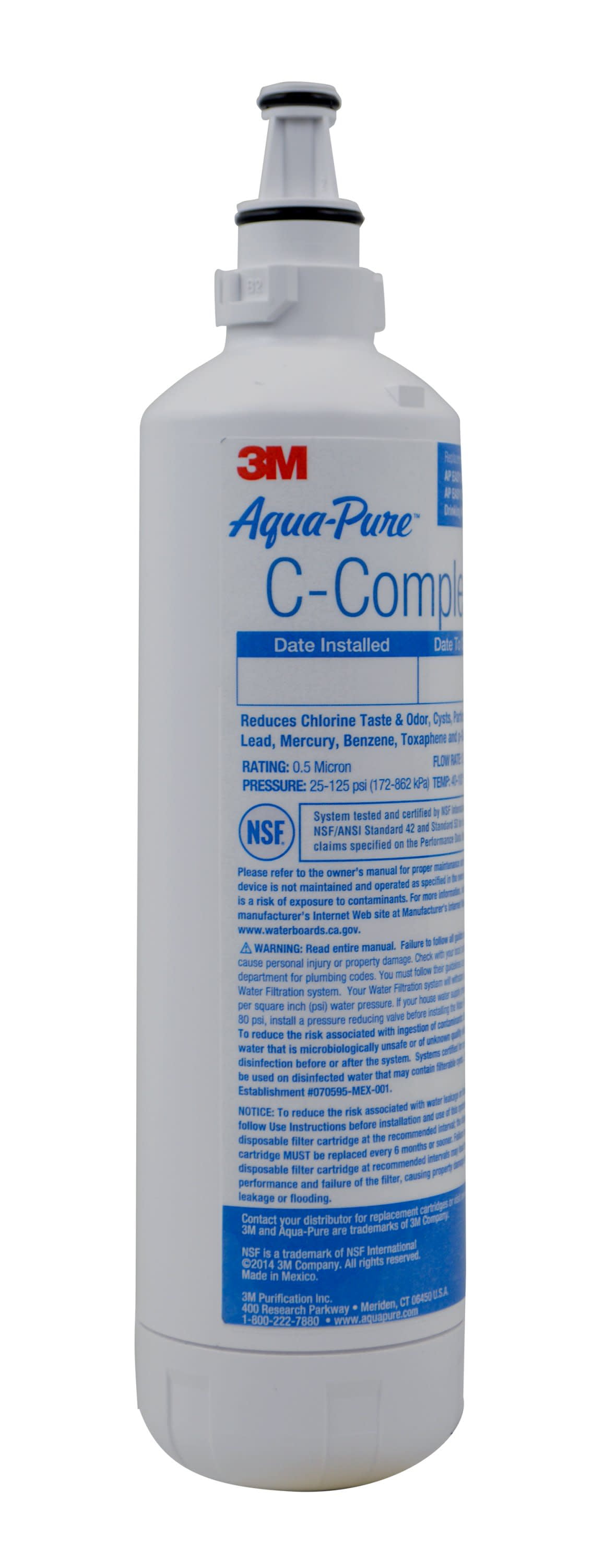 3M Aqua-Pure White Under Sink Water Filter Cartridge