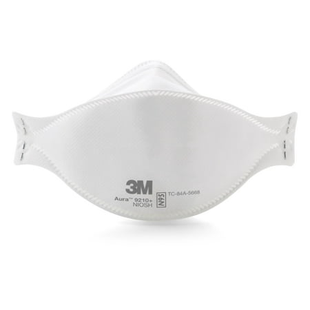 product image of 3M Aura N95 Particulate Respirators, 9205+, White, Pack Of 440 Respirators
