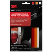 3M Auto Advanced Assorted High-Strength Lens Repair Film Sheets, 3 Count Pack