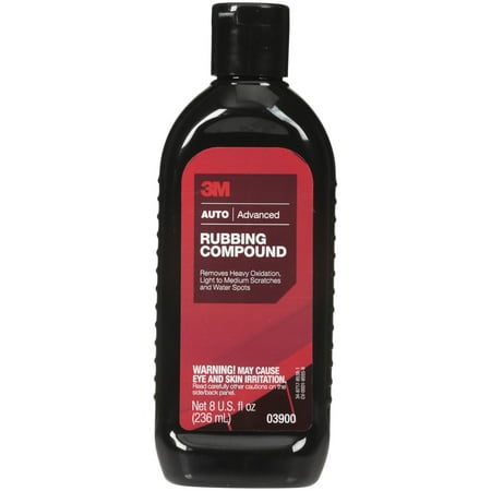 3M Auto/Advanced Rubbing Compound 8 fl. oz. Bottle