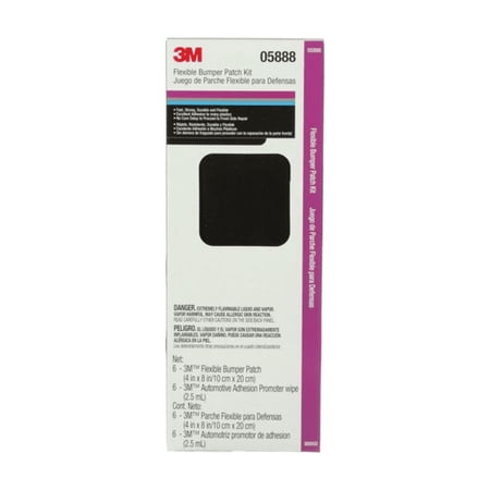 3M 5888 Flexible Bumper Patch Kit 4 x 8 Inch Structural Plastic Repair