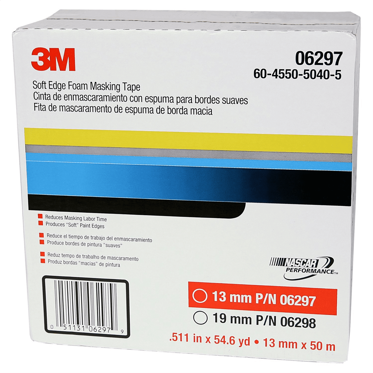3M Automotive 6297 Soft Edge Foam Masking Tape (D.A.R.T.) 12mm