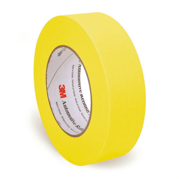 3M Automotive 6654 Automotive Refinish Masking Tape, 36mm x 55m, 24 rolls