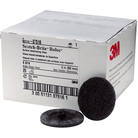 3M Automotive 7516 2" Scotch Brite Roloc Surface Conditioning Discs