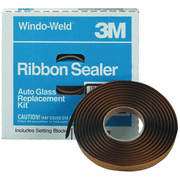 3M Automotive 8612 Window-Weld Round Ribbon Sealer, 3/8 x 15
