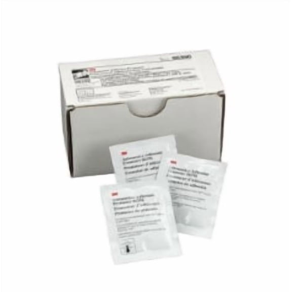 3M Automotive Adhesion Promoter, Sponge Applicator Packet 06396, 2.5 cc, 25 packs per box, 4 boxes per case