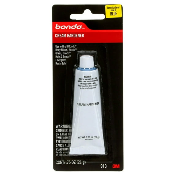 3M Automotive Bondo Red Cream Hardener, 00913, .75 oz, 1 Tube