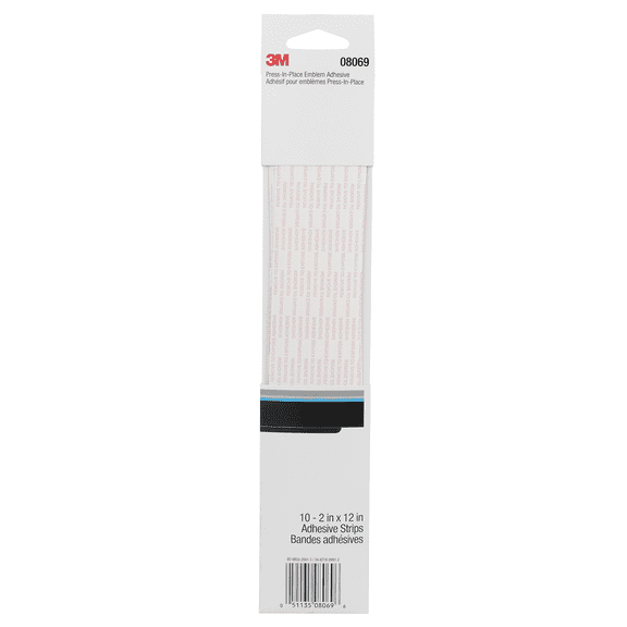 3M Automotive Emblem Press-In-Place Adhesive Tape, 2" x 12"