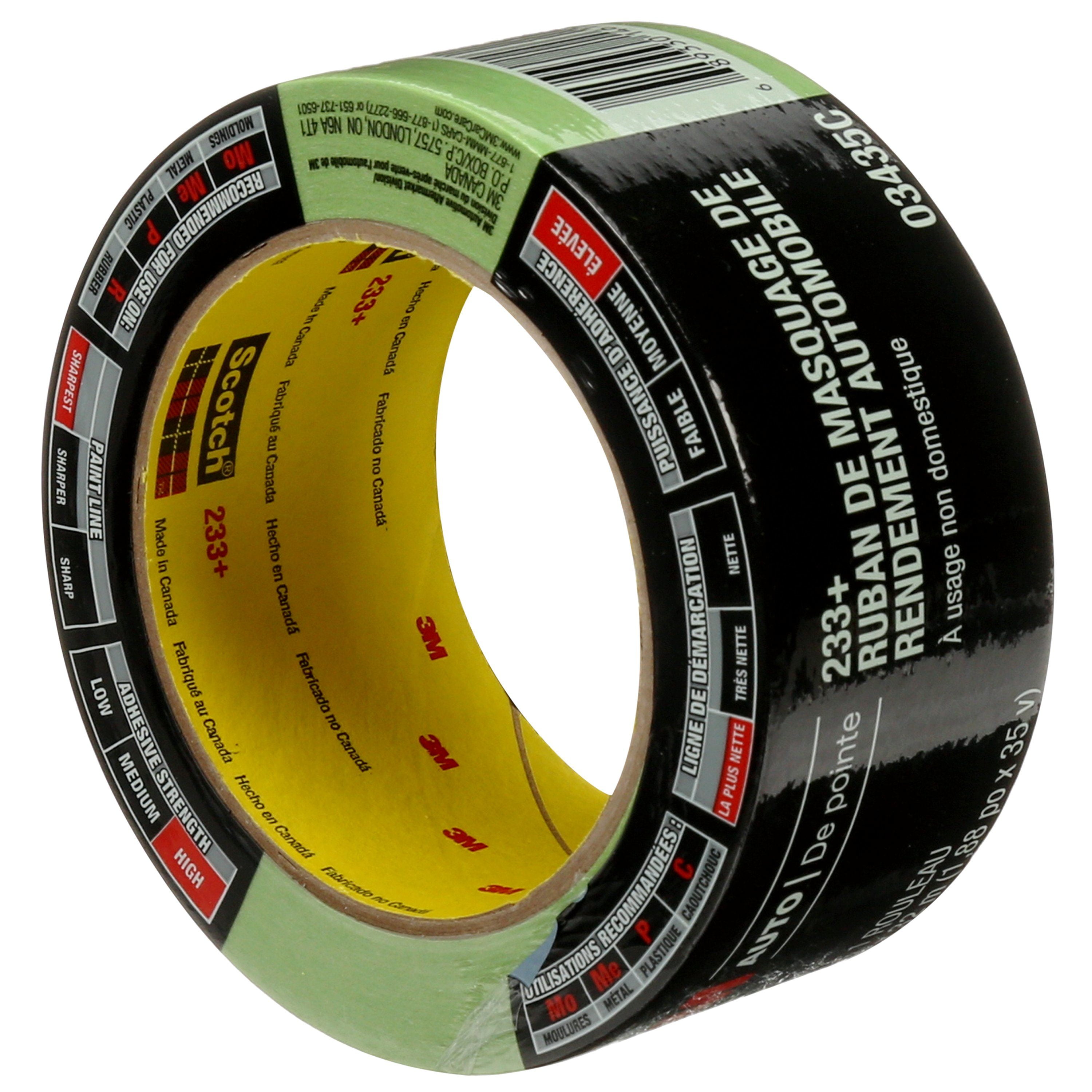 3M Automotive Performance Masking Tape, 03435, 48 mm x 32 m, 12 per case