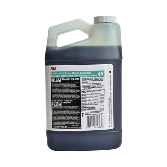 3M Bathroom Disinfectant Cleaner Concentrate 4A