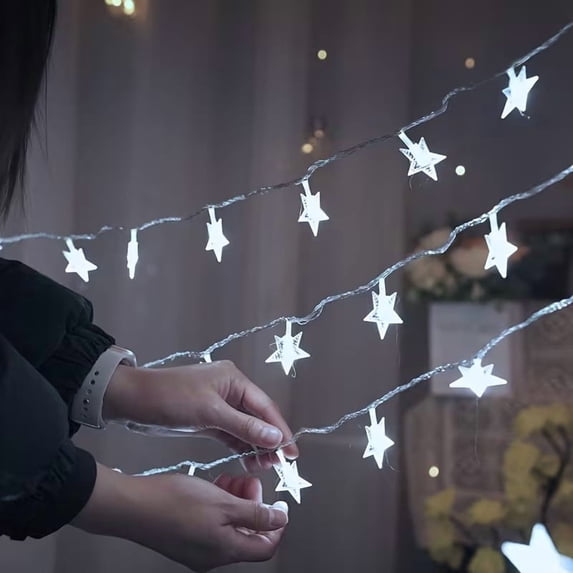 3M Battery Powered LED Starry String Lights 20 Warm White Fairy Lights ...