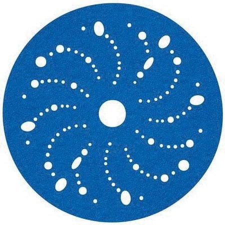 3M Hookit Blue Abrasive Disc Multi-hole, 6", 220 grade